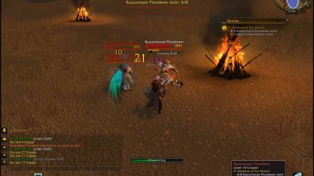 ► WoW Video tutorial for Quest ۞In Defense of Far Watch (Northern Barrens)۞ ◄ [HD] смотреть онлайн