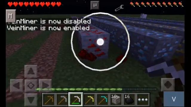 Обзор мода на майнкрафт pе 0.12.2:veinminer #12 смотреть онлайн
