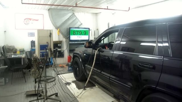 Dyno Jeep SRT8 Twin turbo 1500+ смотреть онлайн