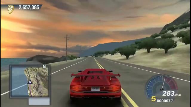 Test Drive Unlimited PSP Lamborghini Countach 25th Anniversary 1989 смотреть онлайн