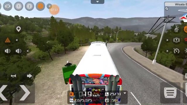 Bus Simulator Indonesia (Tour Mode [International 4700 DT 466 {Extreme Tires}])