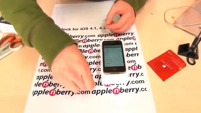 GEVEY SIM unlock iPhone 4 ios 4.3.1, 4.3, 4.2.1, 4.1 смотреть онлайн