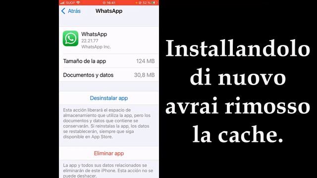 Come cancellare la cache di whatsapp iphone смотреть онлайн