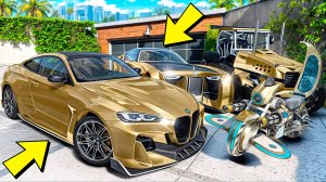 УГНАЛ ЗОЛОТЫЕ ЧИТ ТАЧКИ И ОГРОМНЫЙ МОНСТР ТРАК У МАЖОРА ЗА 180 СЕК! БИТВА ВОРОВ В ГТА 5 ОНЛАЙН!