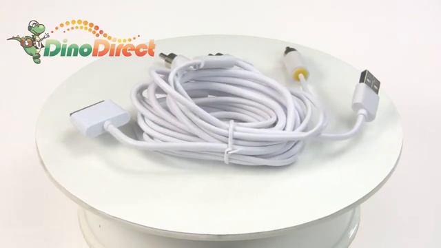 Portable Composite AV Cable for iPhone 3GS 3G iPod from Dinodirect.com смотреть онлайн