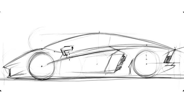 How To Draw A Lamborghini Aventador - Sketch It Quick!