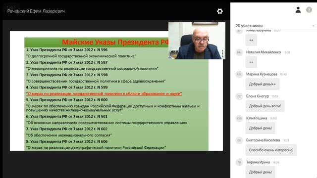 Webinar от 16 12 2016 Рачевский Е Л смотреть онлайн