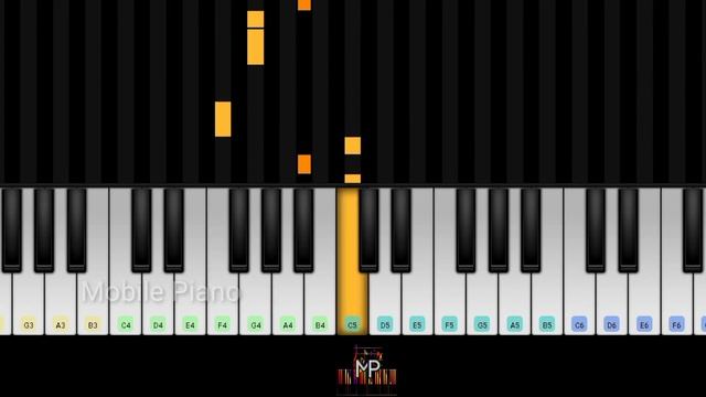 Iphone Ringtone | Easy Piano Tutorial | Mobile Piano смотреть онлайн