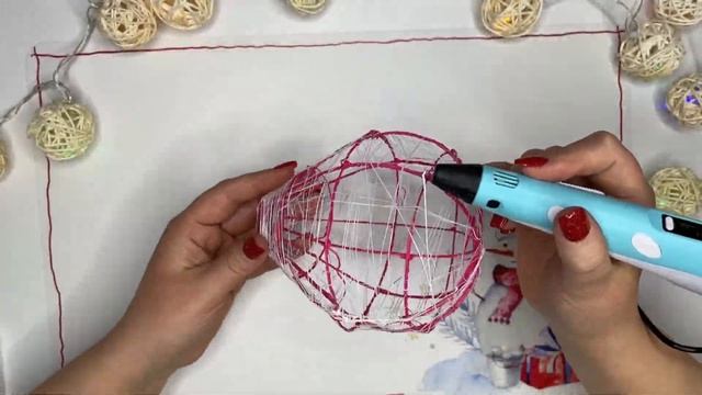 Рисование 3д ручкой. Рисуем воздушный шар. Рисование для детей. смотреть онлайн