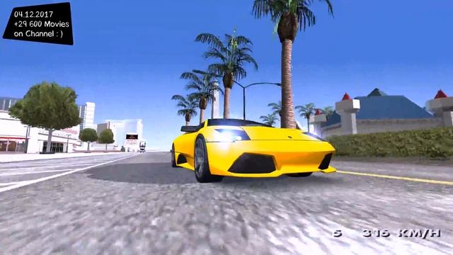 Lamborghini Murcielago LP640 Grand Theft Auto San Andreas GTA SA MOD _REVIEW смотреть онлайн