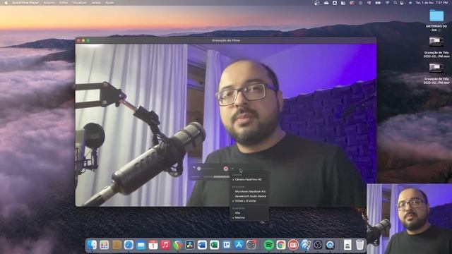Como GRAVAR a tela, Webcam e FaceTime HD no Macbook ou iMAC usando o QuickTime - TUTORIAL смотреть онлайн
