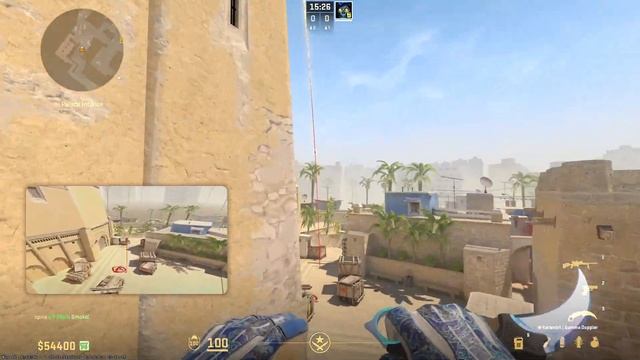 CS2 Ticket A smoke Mirage смотреть онлайн