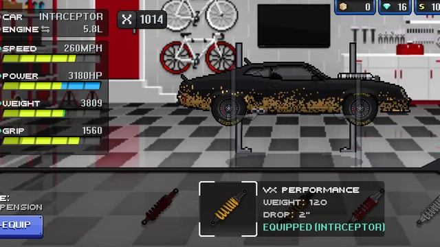 PARTS TO MAKE MAD MAX INTERCEPTOR IN PIXEL CAR RACER смотреть онлайн