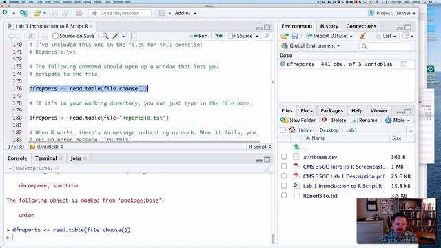 Lab 1 Introduction to R Screencast смотреть онлайн
