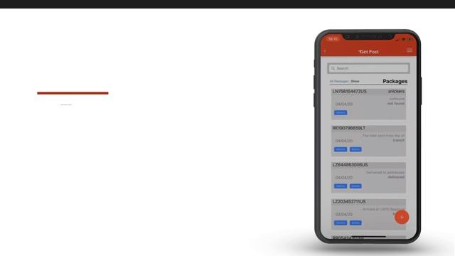 GetPost - Package Tracking App смотреть онлайн