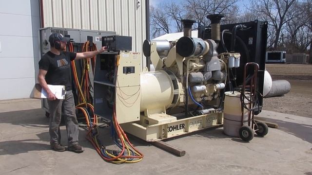 600 kw Kohler / Detroit Diesel Generator SN 610632 Video 4 - Abraham Generator Sales Co. смотреть онлайн