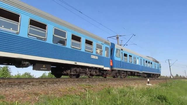Дизель поезд АЧ2-044 + АПЧ2-050-2 + АПЧ2-055-4 + АЧ2-055 сообщением Брянск - Комаричи смотреть онлайн