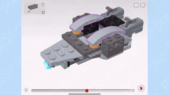 LEGO Star Wars The Mandalorian’s N-1 Starfighter Microfighter Instructions | 75363 смотреть онлайн