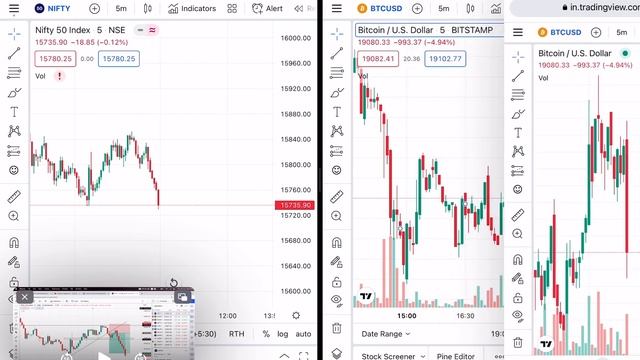 iPad 5th gen #multitasking for traders. #withyoutube #livestream #tradingview #multiple-chart. смотреть онлайн