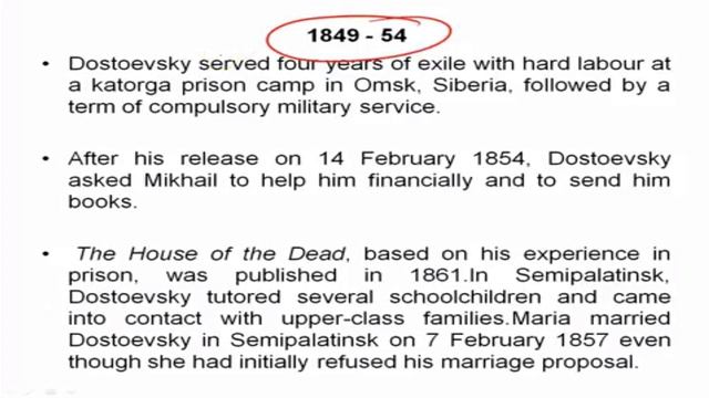 Biography of Fyodor Dostoyevsky, Russian novelist famous for his short story смотреть онлайн