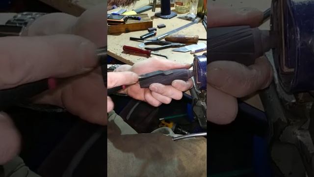 Насечка на рукояти. Мой вариант исполнения. смотреть онлайн