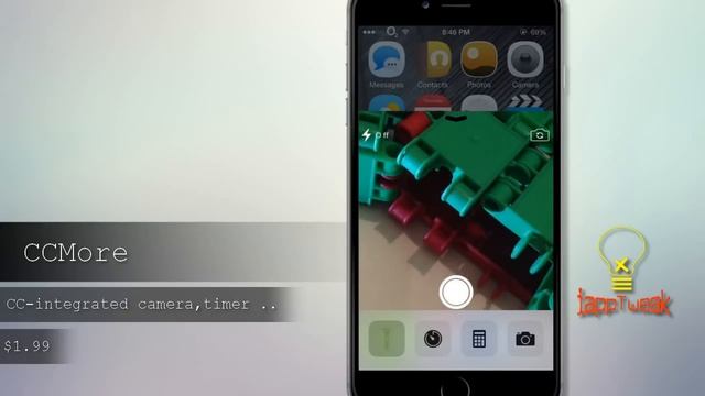 CCMore : Tweak adds new features to iOS Control Center - iOS 8 / 8.4 - 8.3 смотреть онлайн
