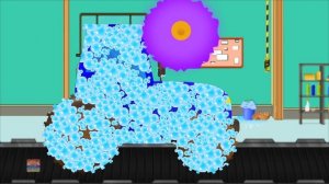 Police Car Wash | Kids Vehicles Videos For Children | Car & Truck Wash Videos