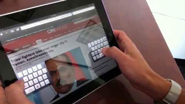 Apple's iOS 5 SPLIT KEYBOARD IS AWESOME!!!!!!!!!!! смотреть онлайн