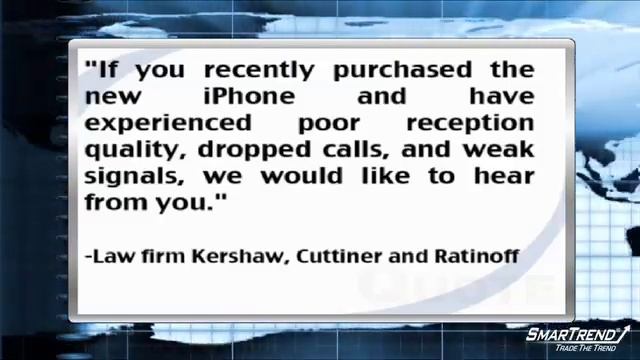 News Update: Law Firm Building Case Against Apple Inc. iPhone 4 Reception Issues (AAPL) смотреть онлайн