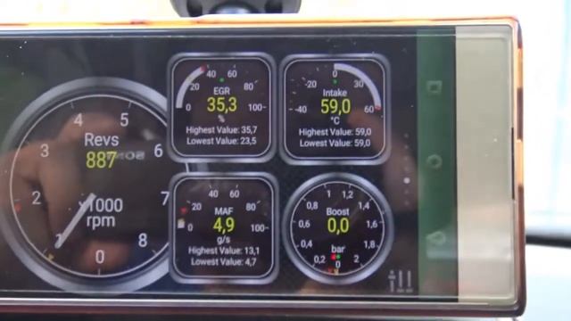 EGR Check with Torque app смотреть онлайн