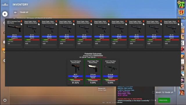 RESTRICTED BAGGAGE COLLECTION TRADE UP! "140$" смотреть онлайн