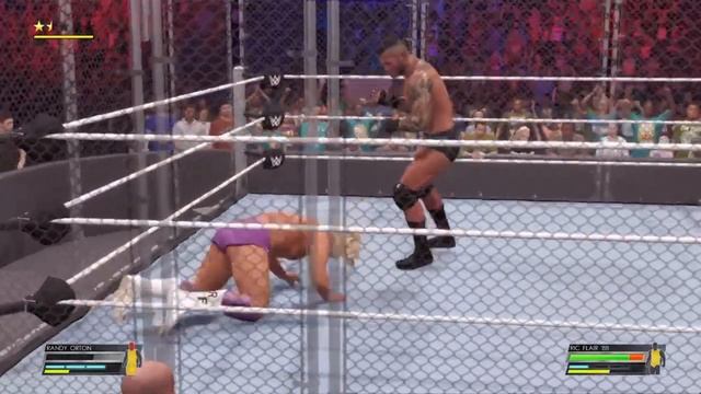 WWE2K22 Randy Orton vs. Ric Flair '88 - STEEL CAGE смотреть онлайн