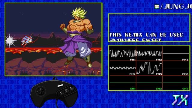 [16-Bit;Genesis]Gogeta vs Broly - Dragon Ball Super Broly(COMMISSION) смотреть онлайн