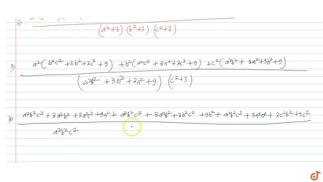 If `a, b, c` are the roots of the cubic `x^3-x^2+ 2x - 3 = 0`, then find the absolute value смотреть онлайн