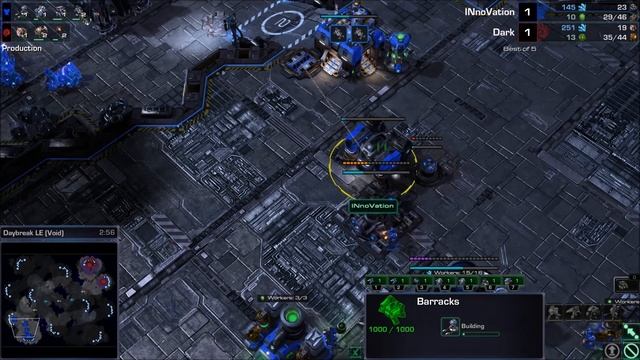 StarCraft 2 - LOTV 2017 - Dark (Z) v iNnoVation (T) Best of 5! смотреть онлайн