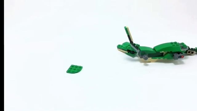 как сделать саблезубого тигра из Лего Креатор 31058 смотреть онлайн
