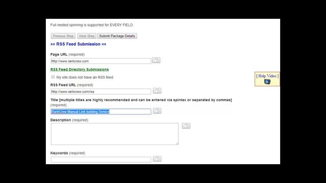 RSS Feed Submission from RankCrew смотреть онлайн