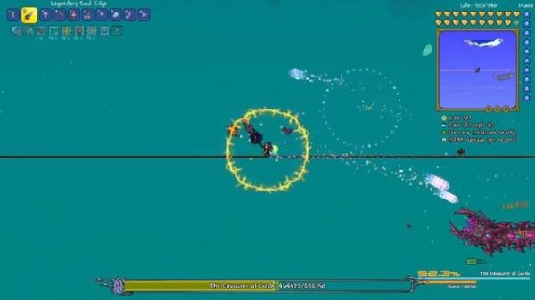 Beating the devourer of gods in terraria calamity mod