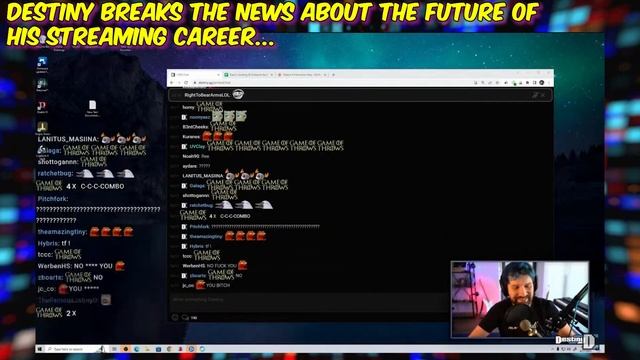 Destiny Returns With SHOCKING Career Announcement | DGG IS OVER!? смотреть онлайн
