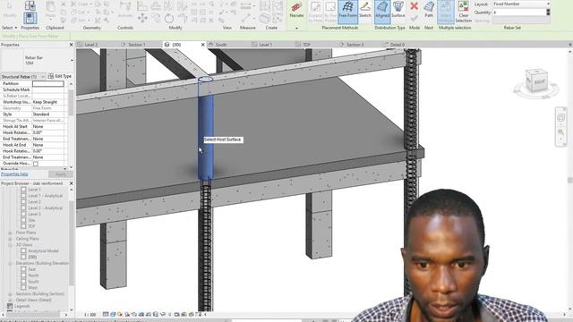 Round Column rebar in Revit_ Reinforcement of round columns in revit. смотреть онлайн