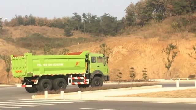 Beiben dump truck in road test смотреть онлайн