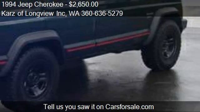 1994 Jeep Cherokee CLASSIC, 4-DOOR, 4X4 for sale in Longview смотреть онлайн