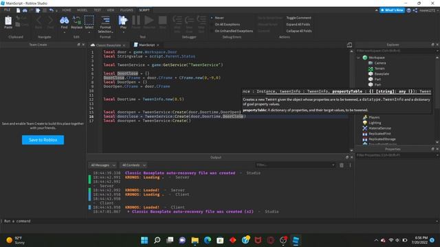 how to make a Fnaf Door roblox studio смотреть онлайн