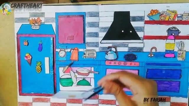 DIY Handmade Paper Kitchen / Playing With Paper Kitchen #craft #papercraft #art @CraftHeartt #idea смотреть онлайн