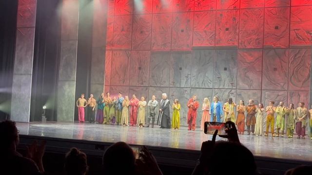 Notre Dame de Paris New York Premiere July 13, 2022 Lincoln Center Curtain Call with song смотреть онлайн