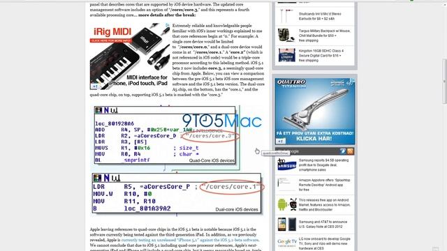 iOS 5.1 LEAKED Quad-Core Reference? iPad 3 & iPhone 5 Be Using A6 4 Cores Power? смотреть онлайн
