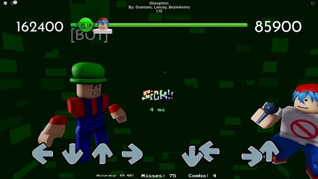 Disruption / Friday Night Bloxxin (Dave and Bambi: Golden Apple Edition) смотреть онлайн
