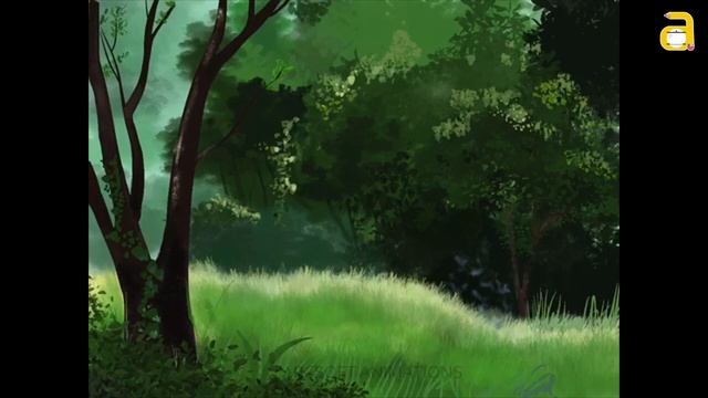 Background Painting Studio Ghibli Style | Digital Painting | ipad Procreate Art смотреть онлайн