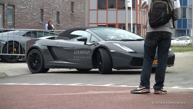 Lamborghini Gallardo Spyder Lovely Acceleration!! - 1080p HD смотреть онлайн