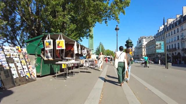Paris walks, Summer in Paris - July 16, 2022 - 4K UHD смотреть онлайн